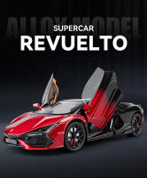 Modelo De Coche De Escala 1:24 Lamborghini Revuelto En Aleación Con Sonido Y Luz Vehículo Diecast De Metal Para Colección Y Juguetes Para Niños - details 0