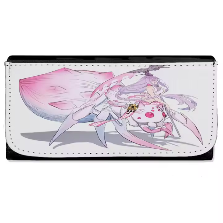 MERCHANDMANIA Billetera Billetero arachne kumo desu ga nani ka serie anime manga mujer señora negro monedero - 1