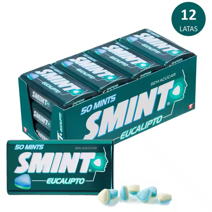 Smint tin eucalipto - 12 unidades de 35g - 1