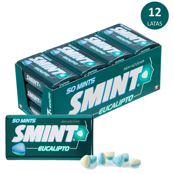 Smint tin eucalipto - 12 unidades de 35g - 1