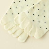 3 Pares De Calcetines De Dedos Para Mujer Con Patrón De Puntos Calcetines De Algodón De Alta Calidad De Media Pierna Con Dedos Separados - details 22