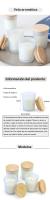 Pack de 6 a 30 unidades de Velas aromáticas perfumadas, Aroma a vainilla, Tapa de madera, Velas regalo invitados, Recuerdos de bautizo, detalles bautizo para invitados, Detalles de boda, Bodas ideas, Reglaantes.com - details 0