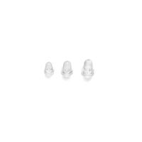 200-2000pcs Tapones De Aretes De Silicona Suave Para Aretes De Punto De Punta Accesorios De Encuentros De Aretes Cilindro De Bala Tapones Para Orejas - details 3