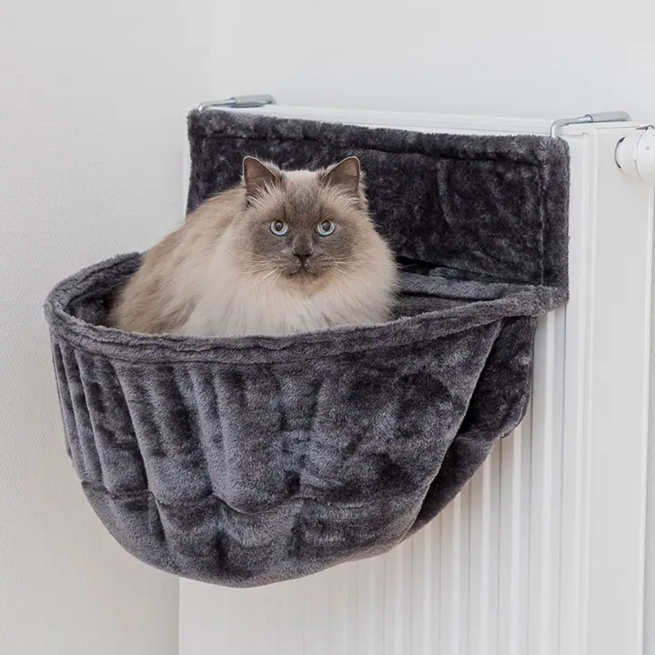 TRIXIE Saco Suave XXL para Radiador gris oscuro - 1