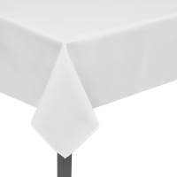 vidaXL 5 manteles blancos 250 x 130 cm - details 1