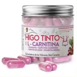 Tuno Canarias Higo Tinto L-Carnitina+Guaraná 90 Cápsulas - 1