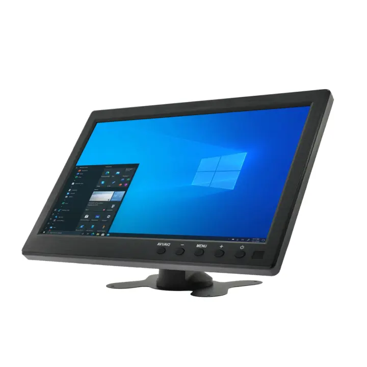 Monitor De Coche MJDOUD De 10.1 Pulgadas Con VGA Para TV Computadora Pantalla Color LCD Para Sistema De Seguridad Doméstico Cámara De Retroceso Display - 1