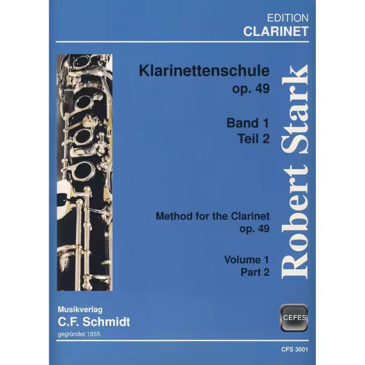 STARK R.-Estudios en todas las Tonalidades (24) Op.49 Vol.1 Parte 2 para Clarinete - 1