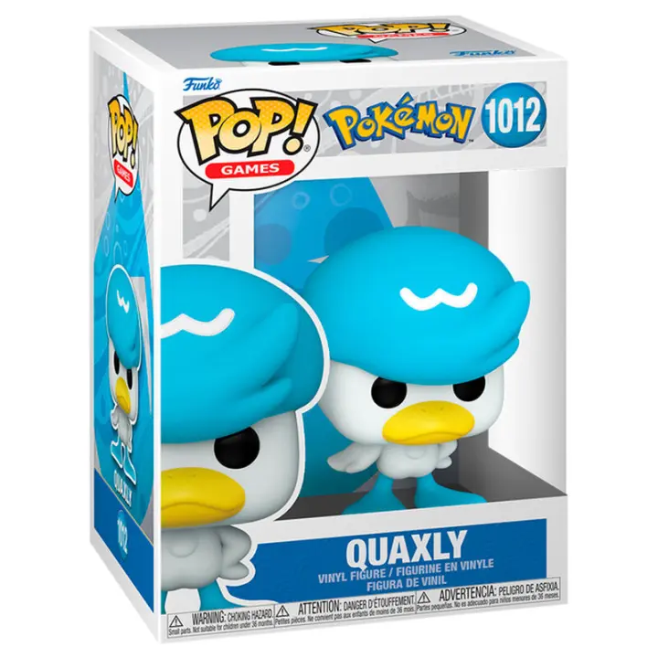 Figura Pop Pokemon Quaxly-Figura de Vinilo Coleccionable - Idea de Regalo- Mercancia Oficial - Juguetes para Niños y Adultos - Movies Fans - Muñeco para Coleccionistas y Exposición - 1