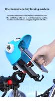 Soporte De Teléfono Para Motocicleta Impermeable Con Sombrilla Navegación Portátil Para Entregador De Comida Montura De Vehículo Unisex - details 4