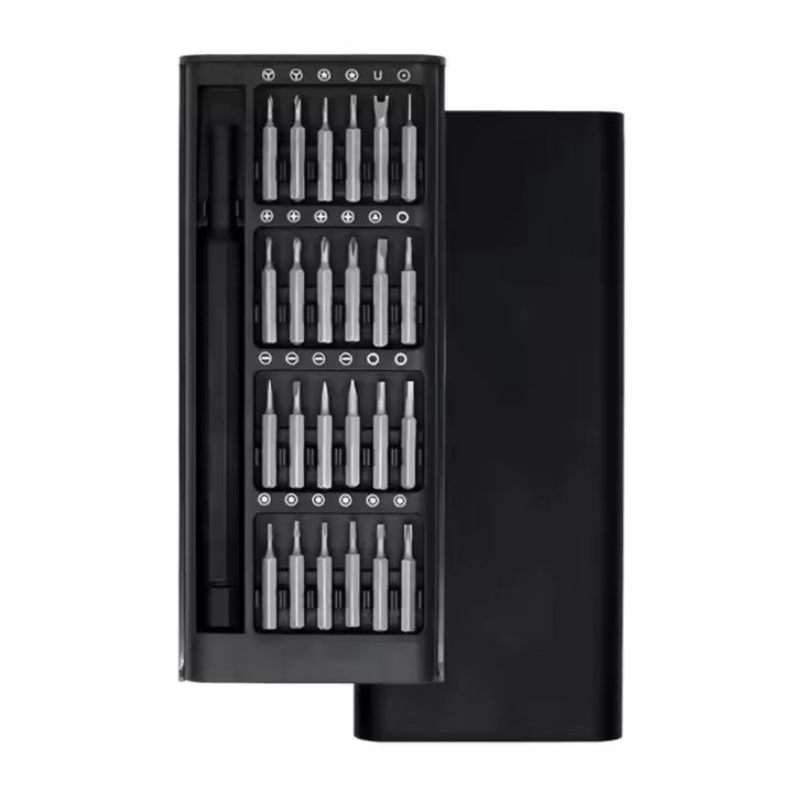 Juego De Destornilladores Magnéticos De Precisión 25 En 1 Con Juego De Destornilladores De Bolsillo De 24 Piezas Para Reparación De Móviles PC Y Consolas - 1