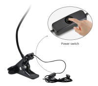 Lámpara De Mesa Flexible Con Soporte De Clip Para Lectura Y Decoración De Habitación Luz Nocturna USB Para Estudio Y Dormitorio - details 3