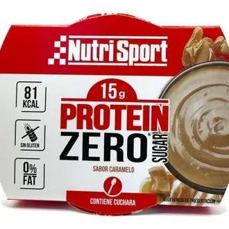 Nutrisport Protein Zero Sugar Pudding Caramelo 135G - 1