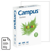 CAMPUS FOLIOS 500FOLIOS,1000FOLOOS O 2500 FOLIOS PAPEL CAMPUS COLOR PRINT PEFC BLANCO A4 80 G.PAQUETE 500 HOJAS CALIDAD CAMPUS BUSINESS Certificación PEFC Especial para fotocopiadoras, impresoras láser e inkjet. Blancura 160 CIE PRIMERA CALIDAD - details 0