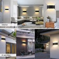 Lámpara De Pared LED Impermeable IP65 Para Exterior 2W 4W 6W 8W 12W Luz De Jardín Aluminio Para Dormitorio Sala De Estar Escaleras Iluminación - details 13
