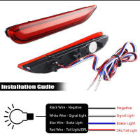 Luces De Freno LED Rojas Con Señal De Giro Secuencial Para Infiniti QX56 Q50 QX60 QX30 Nissan Leaf Rogue Luces Traseras De Parachoques - details 3