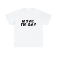 Camiseta Orgánica I'M Gay Para Hombres Y Mujeres Camiseta Casual De Manga Corta Impresión Harajuku Streetwear Talla Grande - details 4