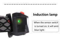 Linterna Frontal COB Con Sensor De Movimiento Potente LED 8 Modos Para Camping Pesca Resistente Al Agua Túnel De Luz 180° - details 6