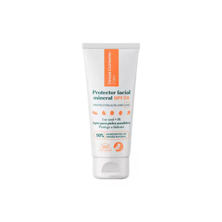 GREEN CORNERSS PROTECTOR FACIAL MINERAL SPF50 PIELES SENSIBLES 50 ML - 1