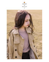 Abrigo Largo Para Niñas Estilo Inglés Nueva Moda Chaqueta Windbreaker Para Primavera Otoño Ropa Infantil Cierre Doble Cotton Polyester - details 3