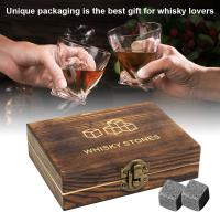 Juego De 9 Piedras De Escocés Para Whiskey Inodoro De Granito Reutilizables Cubos De Hielo Mejor Regalo Para Padre Y Esposo - details 5