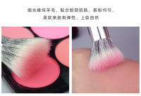 Cepillo De Maquillaje Angulado Para Rostro Pincel De Estilista De Cerdas De Ganso Multiusos Para Blush Polvo Y Contorno - details 6
