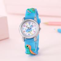 Reloj Infantil Con Correa De Patrón De Dinosaurio De Dibujos Animados. Set Con Caja. Regalo Navideño Adecuado Para Niños. - details 2