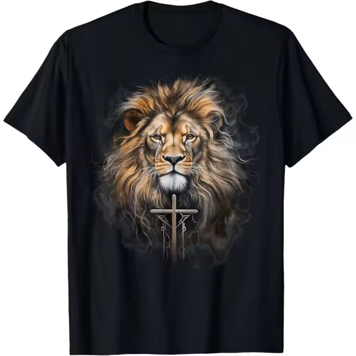 Camiseta de Manga Corta, 100% Algodón, Ropa Unisex para Hombres y Mujeres en 5 Tallas, Camiseta Negra ESTAMPADA, Cuello redondo. - 1