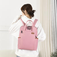 Mochila De Computadora Para Mujer Multifuncional Gran Capacidad Impermeable De Oxford Moda Estudiante Bagaje De Viaje - details 15
