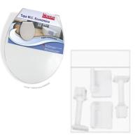 Asiento de Inodoro Universal CM Económico Blanco - Fácil Instalación - details 2