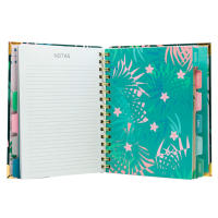 Quijote Paper World - Agenda Escolar 2024/2025 - Tamaño A5 - Spiral Dorado - Colegio - details 2