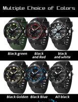 Reloj Deportivo Para Hombre SANDA Marca Popular Dual Pantalla Electrónica Multifuncional Impermeable LED Con Alarmas Y Cronógrafo - details 8