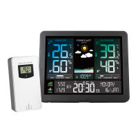 Estación Meteorológica Electrónica Con Pantalla De Color Inteligente Temperatura Humedad Predicción Del Clima Alarma Multilenguaje 8 Enlaces - details 13