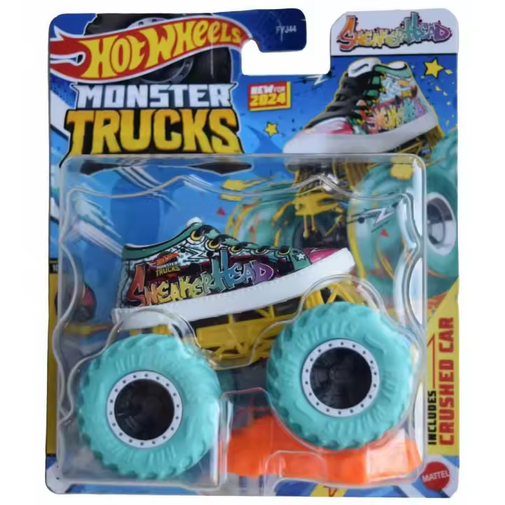 Hot Wheels Monster Freestyle Wreckers Sneakers Head - 1