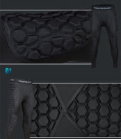 Pantalones De Entrenamiento De Portero De Fútbol Para Hombres Con Protección De Esponja EVA Pantalones Largos Con Protección De Rodilla Y Cadera De Rugby - details 3