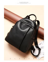 Mochila De Cuero Genuino Zency Para Mujer Anti-Robo Estilo Clásico Casual Para Viajes Y Escuela Bolsa Diaria Para Niñas - details 11