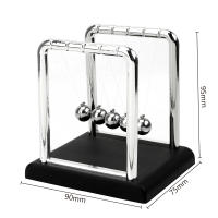 Decora Tu Escritorio Con El Balón De Pendulo De Newton Metal Balanza De Acero Ciencia Física Adorno De Mesa Educativo - details 4