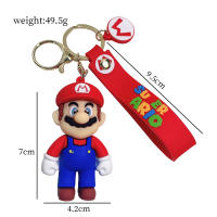 Llavero Super Mario Bros De Anime Figura Toad Yoshi Decoración Para Coche Accesorios Para Mochila Juguete Para Niños Regalos De Navidad - details 6