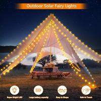 Luces Solares Para Jardín LED Super Brillo Con 8 Modos Decoración De Navidad Para Patio Fuente De Energía Solar IP65 Impermeables - details 0