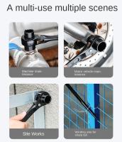 Llave De Desbloqueo Ratchet 30-32mm Doble Final Llave De Barra Podger Desbloqueo Rápido Negro Herramienta De Sotano Para Escalera De Manilas - details 4
