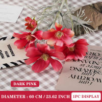1PC Flor De Seda Artificial Camomila Daisy Para Decoración De Hogar Fiesta Boda Habitación Uflower Estilo Rama De Flores - details 13