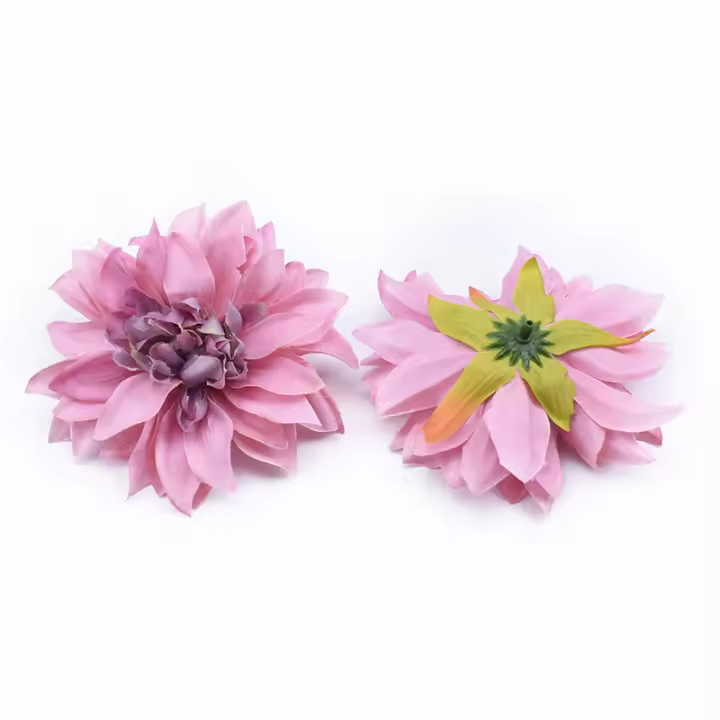 5/10 Piezas Flores Decorativas De Seda Gerbera Para Decoración De Hogar Y Boda Accesorios De Novia Adornos De Lienzo Artificiales - 1