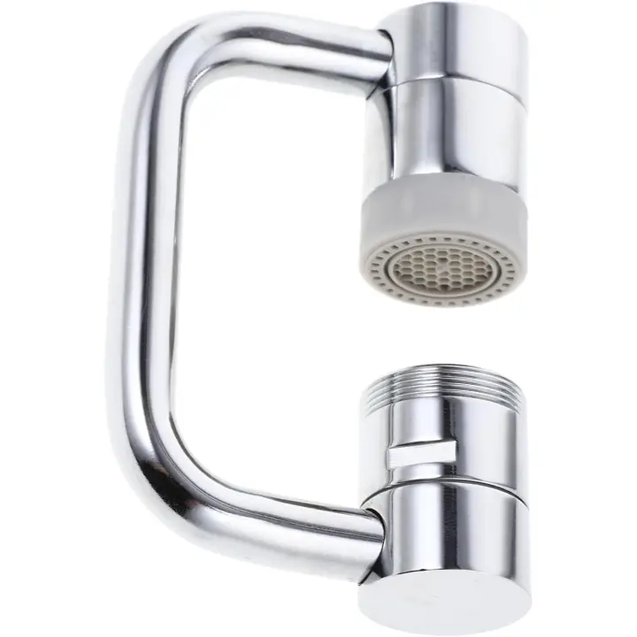 Extensor de grifo de baño Extensor de grifo de lavabo giratorio Extensor de grifo de modo dual Accesorio de grifo giratorio para cocina y baño - 1