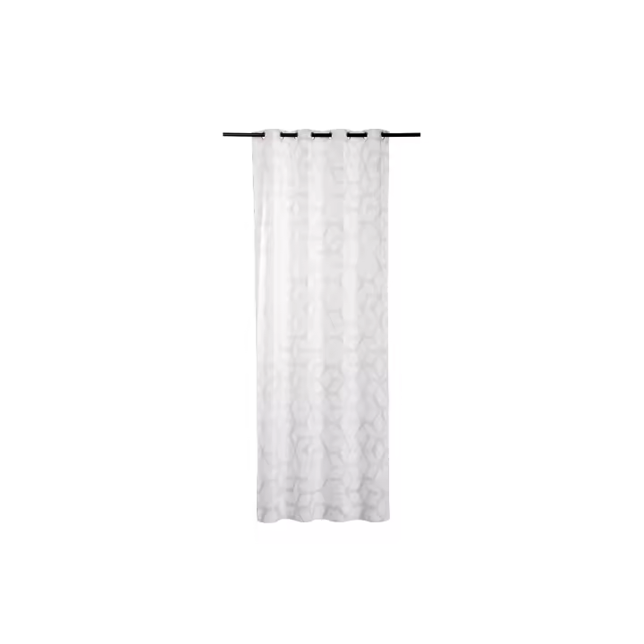 Visillo Lino Formas Geométricas 140x270 Cm - Adda Home - 1