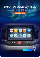 AWESAFE PX9 inalámbrico CarPlay Android Auto Radio para Fiat 500L 2012 2013 2014 2015 2016 2017 coche reproductor multimedia GPS 2 din autoradio volante controles RDS Bluetooth - details 0