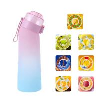 Flavored Water Bottle With 7 Flavour Pods Air Water Up Bottle Frosted Black 650ml Air Starter Up Set Water Cup For Camping Sport Kr - details 1