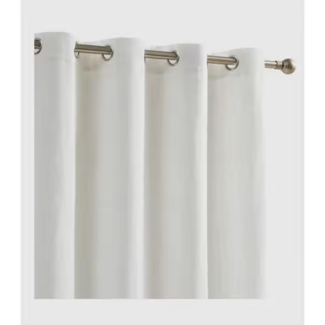 Cortina Rústica Color Blanco con Ollaos     -EkilikuaHome - 1