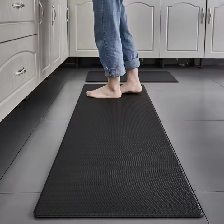 Alfombra Antideslizante Para Cocina Con Espuma Anti-Cansancio Gris 8mm Gruesa Para Cocina Y Oficina 1 Pieza - 1