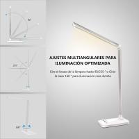 Lámpara de Escritorio LED, Flexo de Escritorio (Cuidado Ocular, USB, 5 Modos,10 Niveles de Brillo, Función de Memoria) - details 1