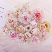 Rozas Mezcladas De Seda Flores Artificiales Para Decoración De Hogar Y Boda Arreglo Floral DIY Accesorios De Regalo - details 8